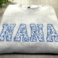 Personalized Nana Sweatshirt Gift , Personalized Embroidered sweatshirt, Women’s Clothing ,Mothers Day Gift , Birthday Gift, mama sweatshirt