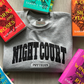 Night court embroidered sweatshirt, city of starlight , SJM sweater, velaris, ACOTAR sweatshirt,Embroidered Sweatshirt