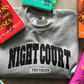 Night court embroidered sweatshirt, city of starlight , SJM sweater, velaris, ACOTAR sweatshirt,Embroidered Sweatshirt